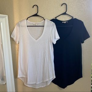 Lot of 2 BuddyLove v-neck tees
